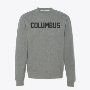 Columbus New York Classic Block Crewneck Sweatshirt