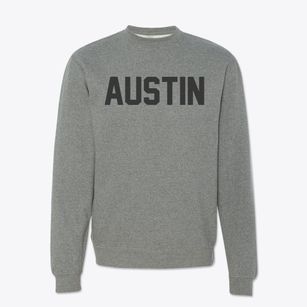 Austin Minnesota Classic Block Crewneck Sweatshirt