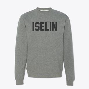 Iselin New Jersey Classic Block Crewneck Sweatshirt