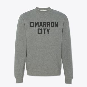 Cimarron City Oklahoma Classic Block Crewneck Sweatshirt