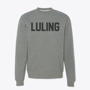 Luling Louisiana Classic Block Crewneck Sweatshirt