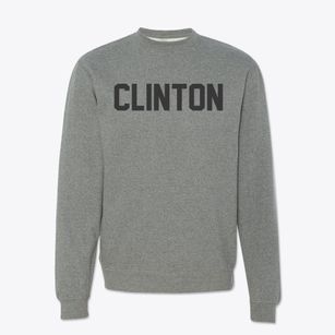 Clinton Oklahoma Classic Block Crewneck Sweatshirt