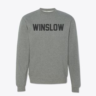 Winslow Maine Classic Block Crewneck Sweatshirt