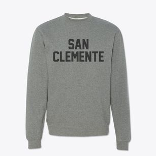 San Clemente California Classic Block Crewneck Sweatshirt