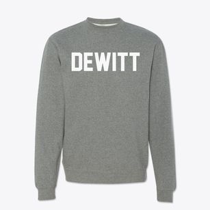Dewitt Iowa Classic Block Crewneck Sweatshirt