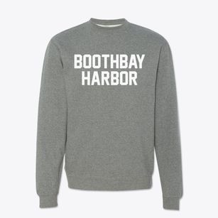 Boothbay Harbor Maine Classic Block Crewneck Sweatshirt