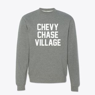 Chevy Chase Village Maryland Classic Block Crewneck Sweatshirt