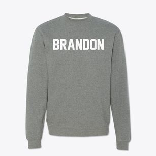Brandon Mississippi Classic Block Crewneck Sweatshirt