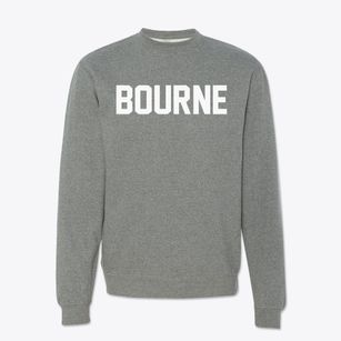 Bourne Massachusetts Classic Block Crewneck Sweatshirt
