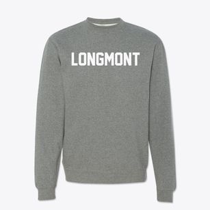 Longmont Colorado Classic Block Crewneck Sweatshirt