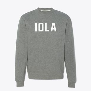 Iola Pennsylvania Classic Block Crewneck Sweatshirt