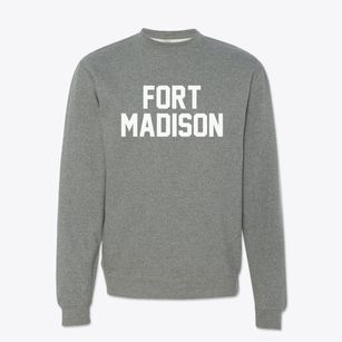 Fort Madison Iowa Classic Block Crewneck Sweatshirt