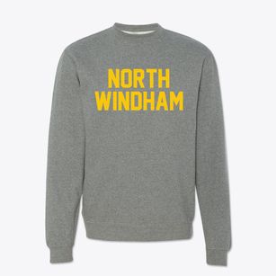 North Windham Maine Classic Block Crewneck Sweatshirt