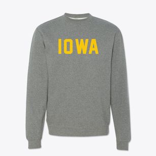 Iowa Louisiana Classic Block Crewneck Sweatshirt