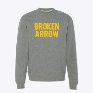 Broken Arrow Oklahoma Classic Block Crewneck Sweatshirt