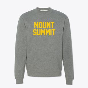 Mount Summit Indiana Classic Block Crewneck Sweatshirt
