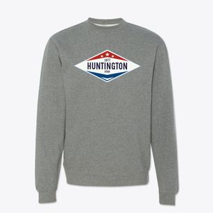 Huntington Utah Diamond Star Crewneck Sweatshirt