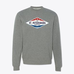 St. Petersburg Pennsylvania Diamond Star Crewneck Sweatshirt