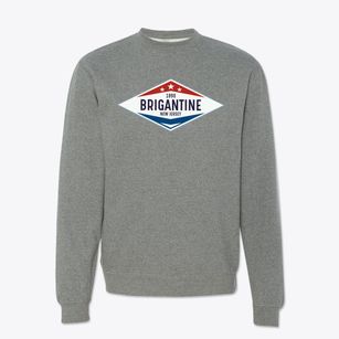 Brigantine New Jersey Diamond Star Crewneck Sweatshirt