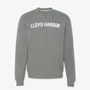 Lloyd Harbor New York Classic Curve Crewneck Sweatshirt