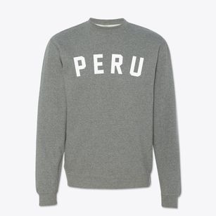 Peru Massachusetts Classic Curve Crewneck Sweatshirt