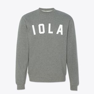 Iola Illinois Classic Curve Crewneck Sweatshirt