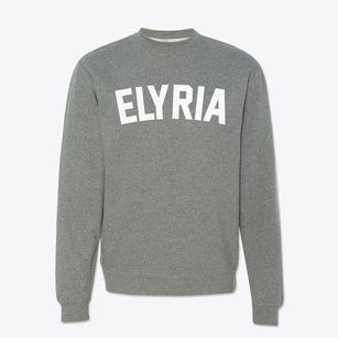 Elyria Nebraska Classic Curve Crewneck Sweatshirt