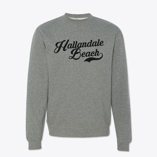 Hallandale Beach Florida Vintage Team Crewneck Sweatshirt