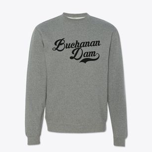 Buchanan Dam Texas Vintage Team Crewneck Sweatshirt