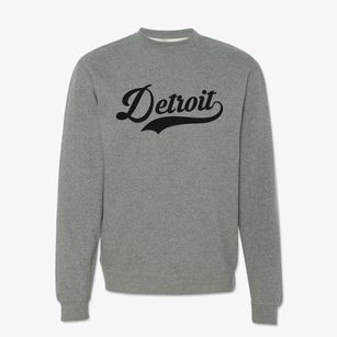 Detroit Michigan Vintage Team Crewneck Sweatshirt