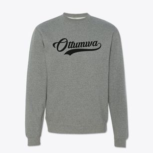 Ottumwa Iowa Vintage Team Crewneck Sweatshirt