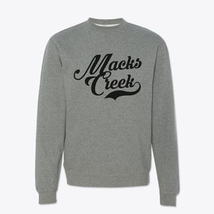 Macks Creek Missouri Vintage Team Crewneck Sweatshirt