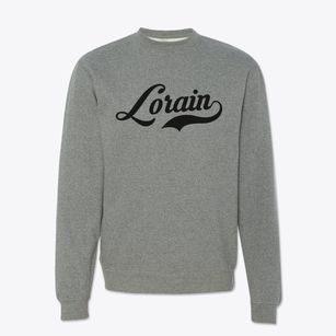 Lorain Wisconsin Vintage Team Crewneck Sweatshirt