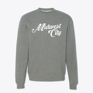 Midwest City Oklahoma Vintage Team Crewneck Sweatshirt