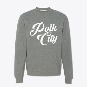 Polk City Iowa Vintage Team Crewneck Sweatshirt