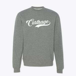 Carthage New York Vintage Team Crewneck Sweatshirt