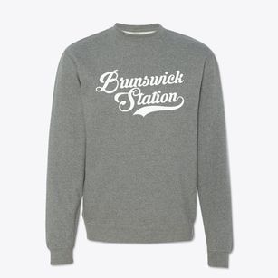 Brunswick Station Maine Vintage Team Crewneck Sweatshirt