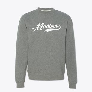 Madison New Jersey Vintage Team Crewneck Sweatshirt