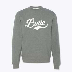 Butte North Dakota Vintage Team Crewneck Sweatshirt