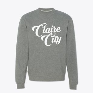 Claire City South Dakota Vintage Team Crewneck Sweatshirt