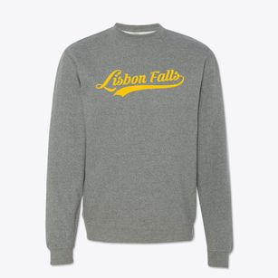 Lisbon Falls Maine Vintage Team Crewneck Sweatshirt