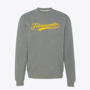Tobaccoville North Carolina Vintage Team Crewneck Sweatshirt