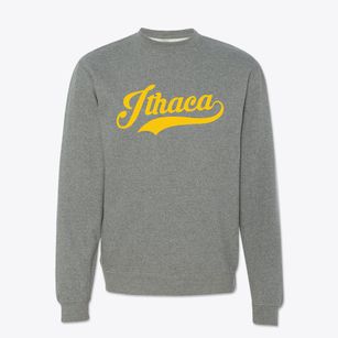 Ithaca Wisconsin Vintage Team Crewneck Sweatshirt