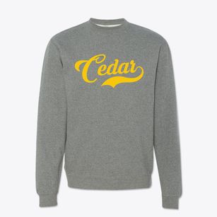Cedar Michigan Vintage Team Crewneck Sweatshirt