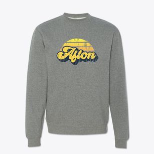 Afton Wyoming Sublime Sunset Crewneck Sweatshirt