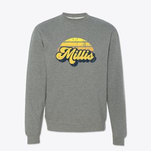 Millis Massachusetts Sublime Sunset Crewneck Sweatshirt