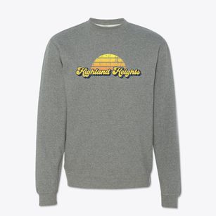 Highland Heights Kentucky Sublime Sunset Crewneck Sweatshirt
