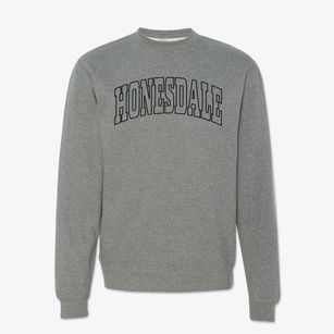 Honesdale Pennsylvania Trendy Block Crewneck Sweatshirt