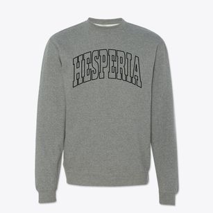 Hesperia Michigan Trendy Block Crewneck Sweatshirt