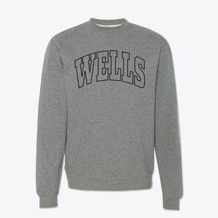 Wells Texas Trendy Block Crewneck Sweatshirt